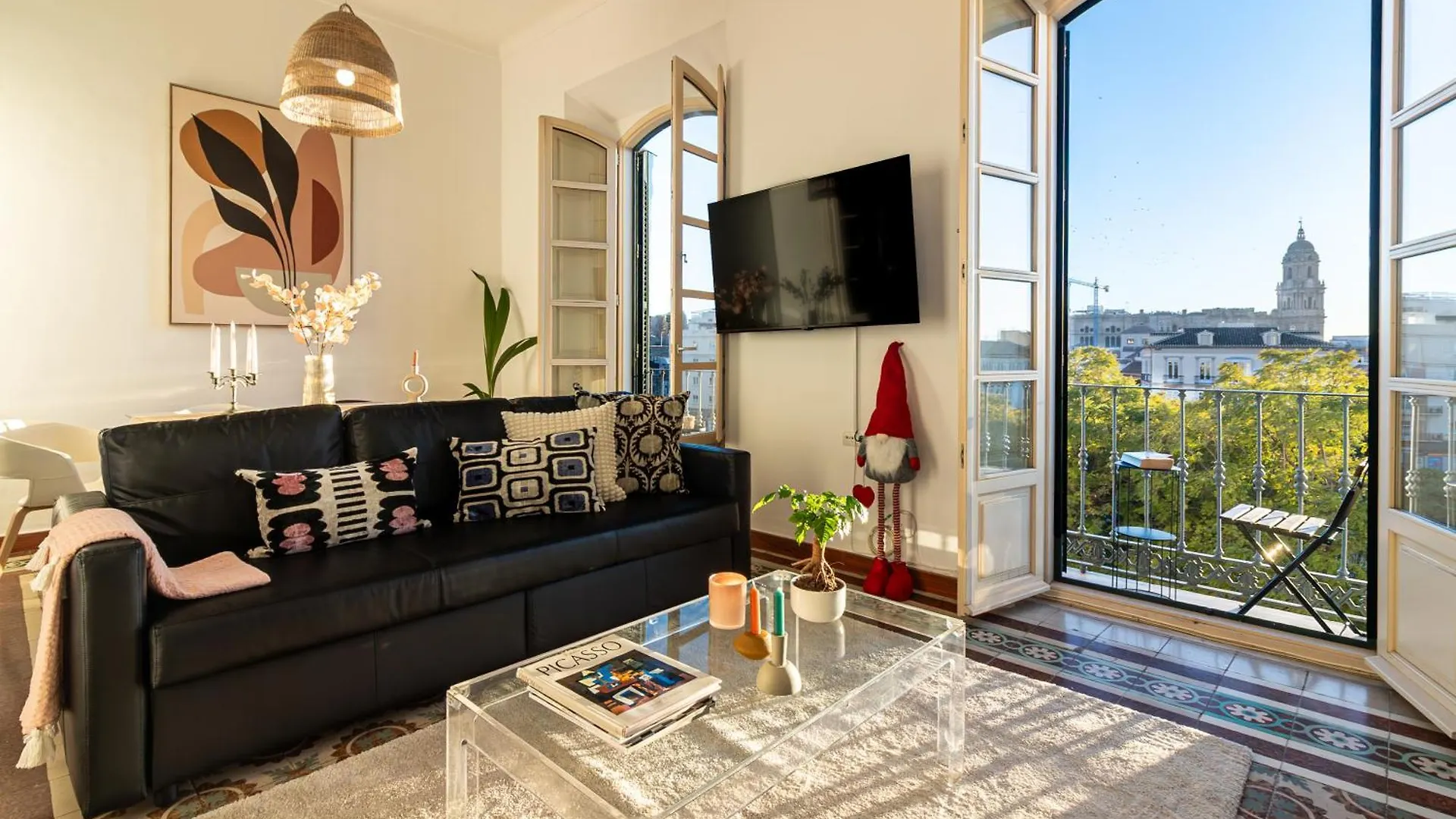 Malaga Center Flat Balcony At Picasso'S Home Apartment
